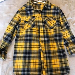 George 100% cotton flannel plaid shirt - kids size medium (7-8 yrs)